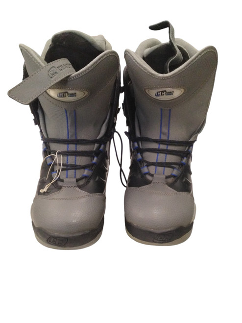 Vist Large View of Product Image Which is Used CRAZYCREEK SNOW BOOTS Mens Snowboard Boots Grey Senior 9.5