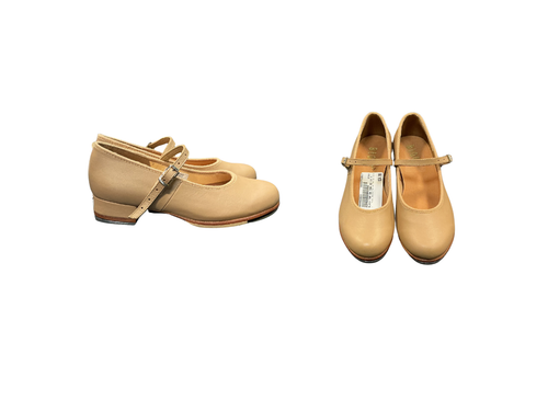 Vist Large View of Product Image Which is Used BLOCH TAP ON TAN SZ 1 Gymnastics Uniform