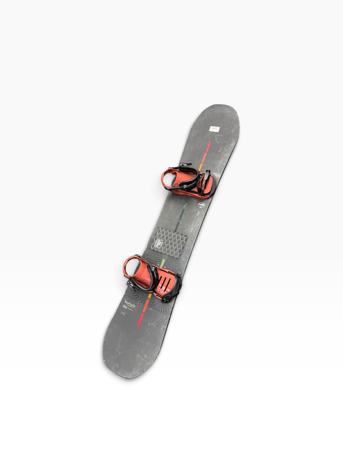 Vist Large View of Product Image Which is Used Arbor FORMULA Mens Snowboard/Bindings Black 161 cm