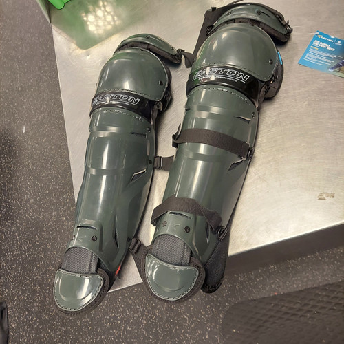 Vist Large View of Product Image Which is NEW Easton JEN SCHRO Catchers Leg Guards Grey Adult 11781-S000017385