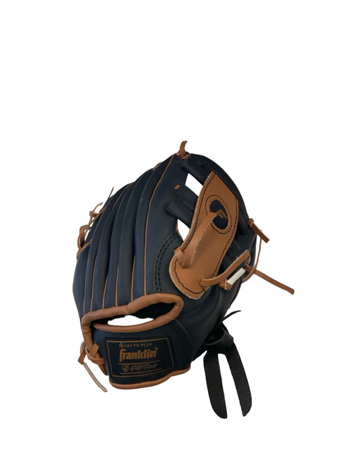 Vist Large View of Product Image Which is  Franklin, READY, TO, PLAY, BB/SB, Glove, T-ball, Black, 8"