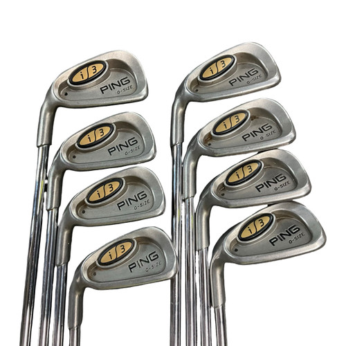 Vist Large View of Product Image Which is Used Ping I3 O-SIZE BLACK DOT Mens Iron Set LH 3I-PW