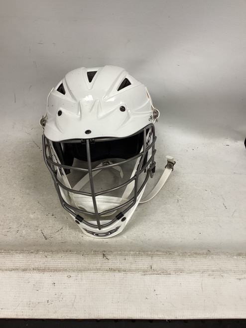 Vist Large View of Product Image Which is Used Cascade CPV-R Lacrosse Helmet White One Size