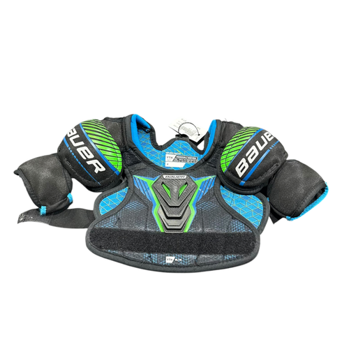 Vist Large View of Product Image Which is Used Bauer X SP Youth Shoulder Pads MD