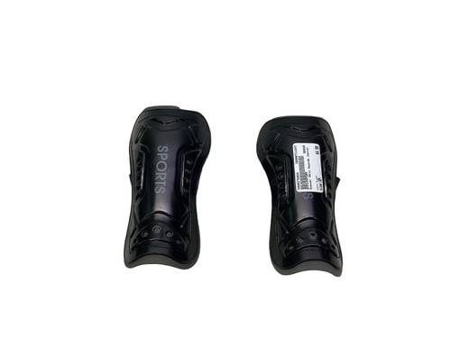 Vist Large View of Product Image Which is Used Soccer Shin Guards Junior Black SM
