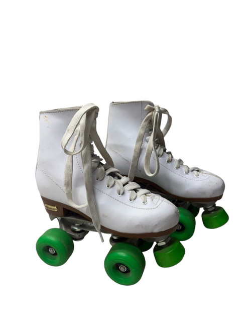 Vist Large View of Product Image Which is USED CHICAGO QUAD SKATES SIZE 5 WHITE