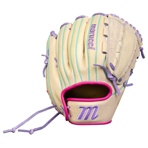 Vist Large View of Product Image Which is New Marucci ACADIA 45K9FP DUAL HINGE RH Throw Fastpitch Gloves None 12"