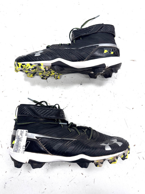 Vist Large View of Product Image Which is Used Under Armour BRYCE HARPER BB/SB Cleats Black Senior 12