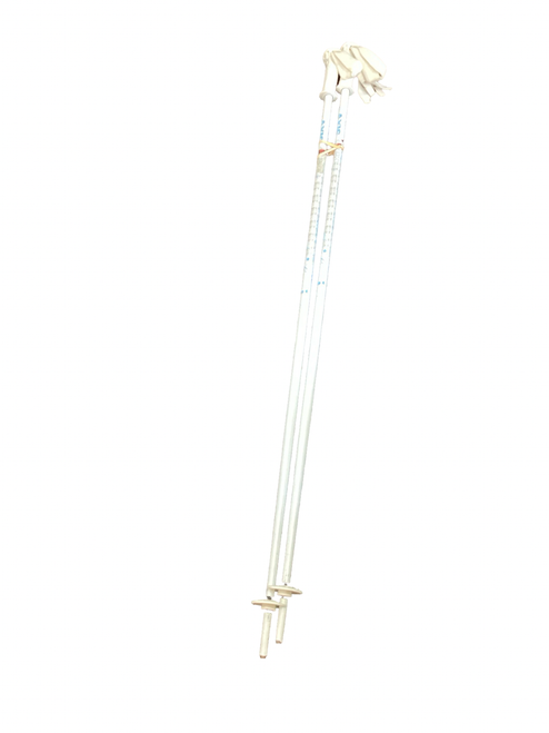 Vist Large View of Product Image Which is Used AXIS Womens DH Ski Pole White 120 cm / 48 in