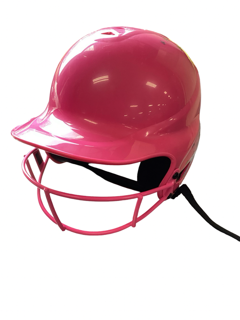Vist Large View of Product Image Which is Used RIP-IT BATTING HELMET W/FACEMASK Batting Helmet w/Mask Pink S/M