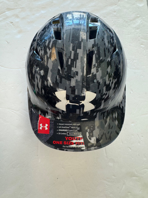 Vist Large View of Product Image Which is Used Under Armour BB HELMET Batting Helmet No Mask Black One Size