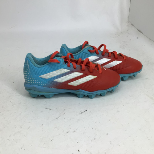 Vist Large View of Product Image Which is Used Rawlings ADIZERO IMPACT 2.0 JR 4 BB/SB CLEATS BB/SB Cleats Carolina Blue Junior 04