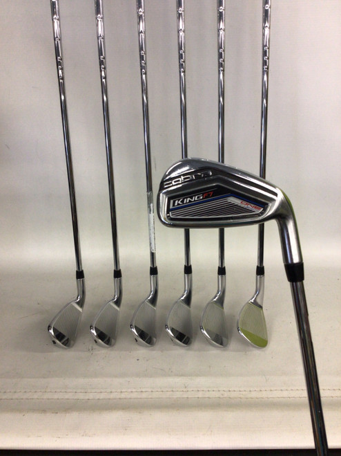 Vist Large View of Product Image Which is Used Cobra KING F7 ONE LENGTH Mens Iron Set RH 5I-GW/AW