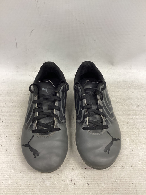 Vist Large View of Product Image Which is Used Puma Soccer Cleats Grey Junior 01