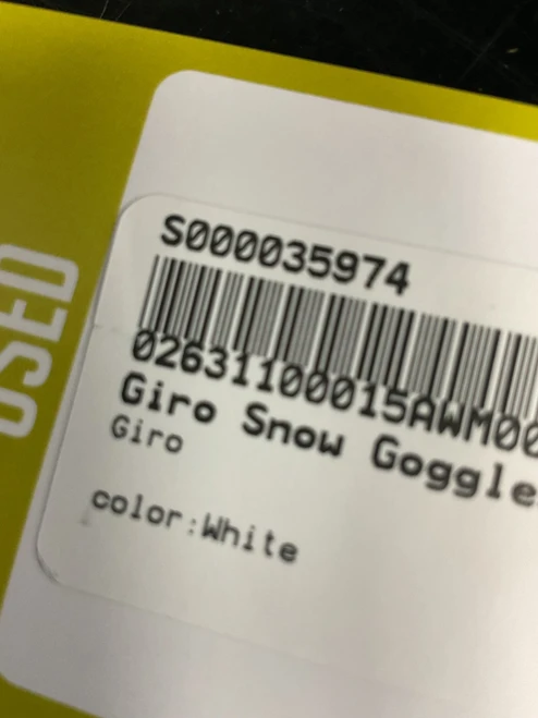 Vist Large View of Product Image Which is Used Giro Snow Goggles Adult White