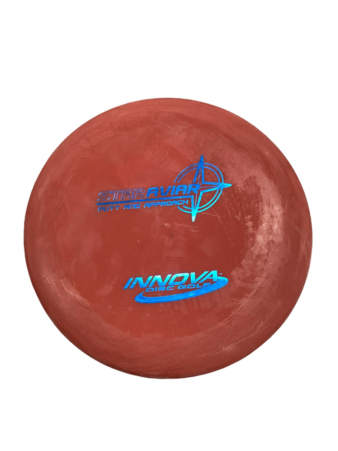 Vist Large View of Product Image Which is Used Innova STAR AVIAR Disc Golf Putter Red
