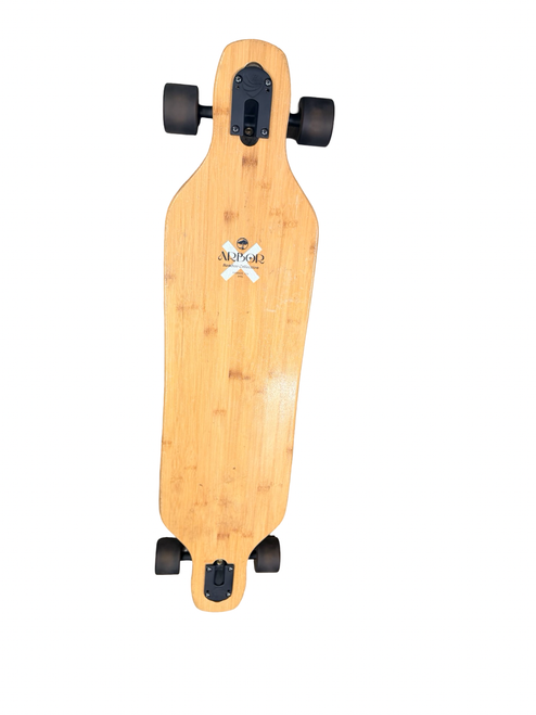 Vist Large View of Product Image Which is Used Arbor BAMBOO KRISTINA DARMAEVA Longboard Complete Skateboard 40" w/ Paris Trucks
