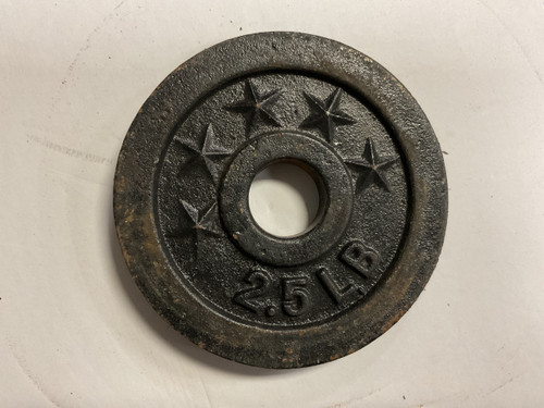 Vist Large View of Product Image Which is Used Standard Plate Black 2.5 lb