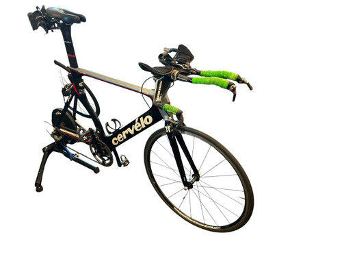 Vist Large View of Product Image Which is Used CERVELO P3 Road Bike Mens Red 56-58cm - LG Frame