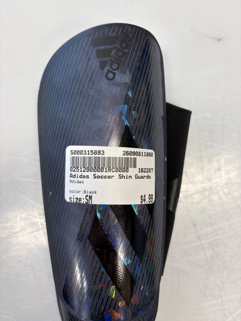 Vist Large View of Product Image Which is Used Adidas Soccer Shin Guards Junior Black SM