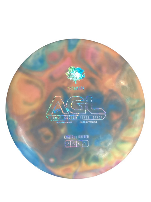 Vist Large View of Product Image Which is Used AGL SYCAMORE Disc Golf Driver Orange 165g