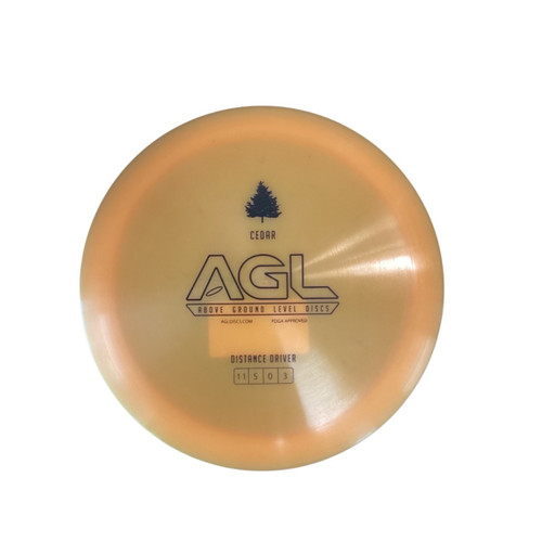 Vist Large View of Product Image Which is Used AGL CEDAR Disc Golf Driver Orange 175g