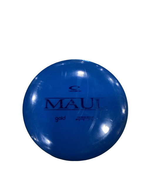 Vist Large View of Product Image Which is Used Latitude 64 MAUL Disc Golf Driver Royal Blue