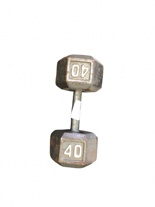 Vist Large View of Product Image Which is Used Hex Dumbbell (Each) 40 lb