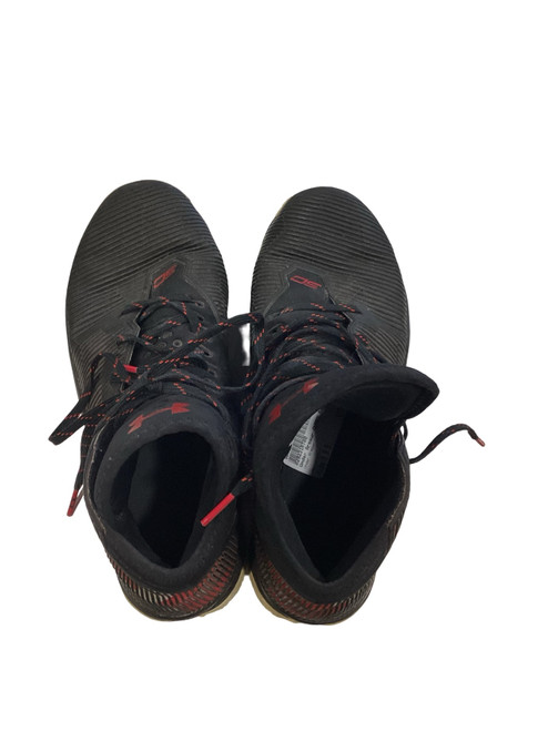 Vist Large View of Product Image Which is Used Under Armour Basketball Shoes M Black Senior 9.5
