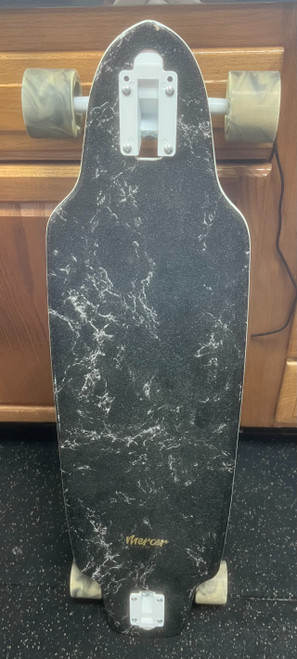 Vist Large View of Product Image Which is Used MERCER Complete Skateboard White Long