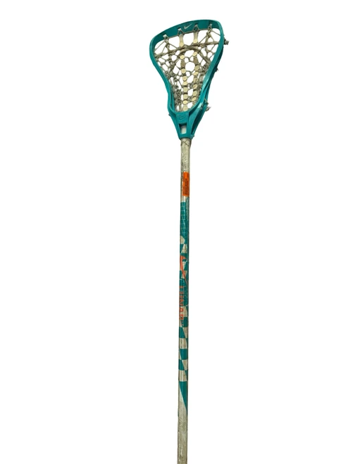 Vist Large View of Product Image Which is Used Nike LUNAR Womens Complete Lacrosse Stick Teal 42" w/ Arise Head