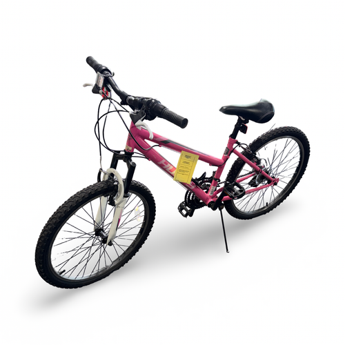 Vist Large View of Product Image Which is Used Huffy INCLINE 24 Mountain Bike Girls Pink 24"