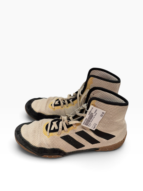 Vist Large View of Product Image Which is Used Adidas Wrestling Shoes White Senior 9
