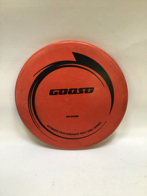 Vist Large View of Product Image Which is Used Gooso MID RANGE Disc Golf Mid Range Red