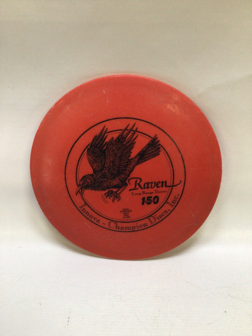 Vist Large View of Product Image Which is Used Innova RAVEN Disc Golf Driver Red