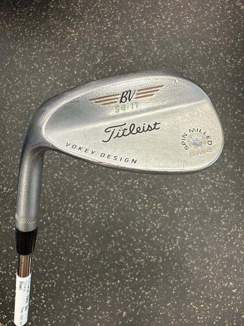 Vist Large View of Product Image Which is Used Titleist VOKEY SM4 Golf Wedge Mens LH 54 Degree