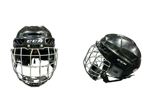 Vist Large View of Product Image Which is Used CCM FL3DS Helmet Cage Combo Black One Size