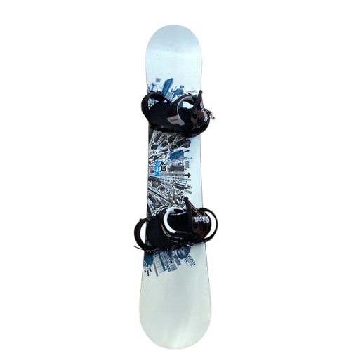 Vist Large View of Product Image Which is Used Burton TWC Mens Board/Bindings White 158 cm