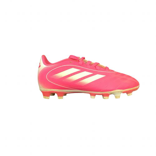 Vist Large View of Product Image Which is Used Adidas Soccer Cleats Pink Youth 12.0