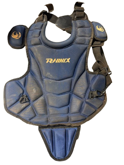 Vist Large View of Product Image Which is Used PHINIX CHEST PROTECTOR Catchers Chest Protector Navy Blue Junior