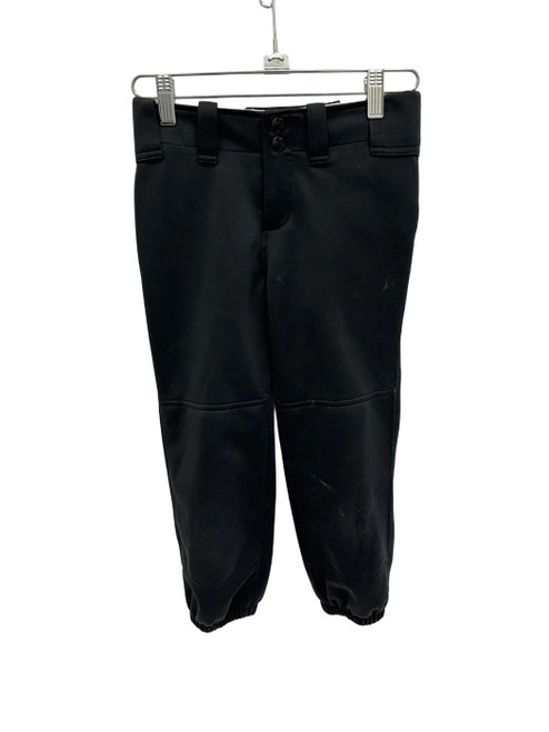 Vist Large View of Product Image Which is Used Mizuno Black Girls Medium Softball Pants