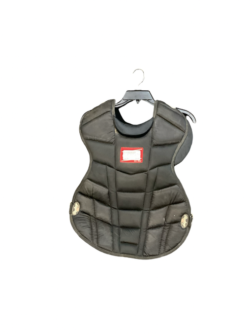 Vist Large View of Product Image Which is Used Rawlings BHKCP17 Catchers Chest Protector Black Adult