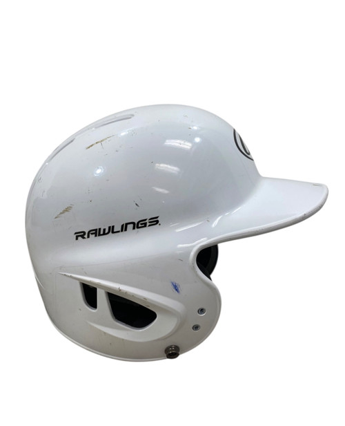 Vist Large View of Product Image Which is Used Rawlings MLTBH-R1 Batting Helmet No Mask White SM