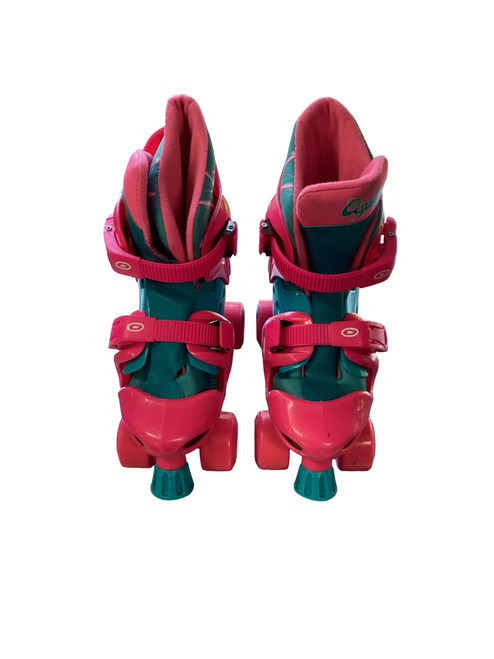 Vist Large View of Product Image Which is Used OSPREY SKATES Junior Roller Quad Skates Teal Adjustable