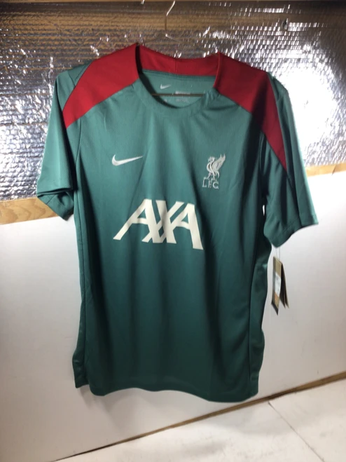 Vist Large View of Product Image Which is Used Nike LFC JERSEY Soccer Top Adt Green MD