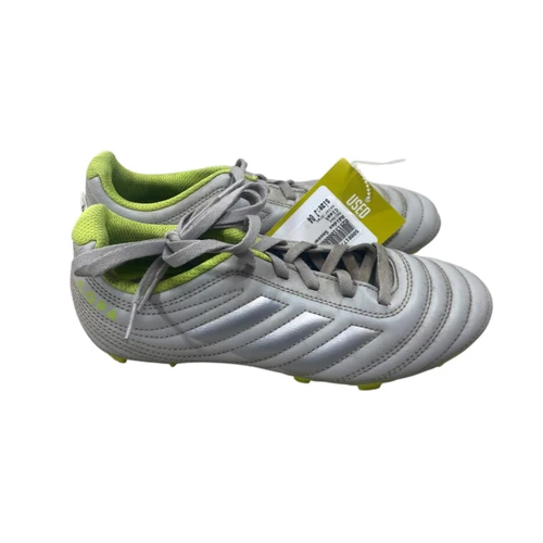Vist Large View of Product Image Which is Used Adidas Soccer Cleats Grey Junior 04