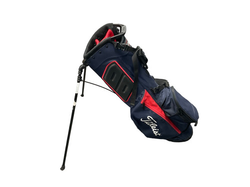 Vist Large View of Product Image Which is Used Titleist TITLEIST PLAYERS 4 STAND BAG Mens Stand Bag Navy Blue