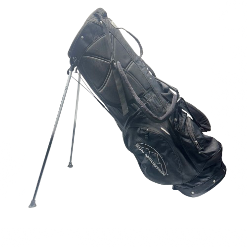 Vist Large View of Product Image Which is Used Sun Mountain 3.5 SUPERLITE Mens Stand Bag Black