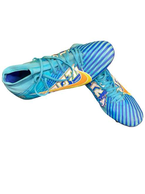 Vist Large View of Product Image Which is Used Nike Soccer Cleats Royal Blue Senior 10