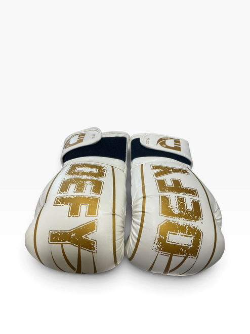 Vist Large View of Product Image Which is Used Boxing Gloves White Senior